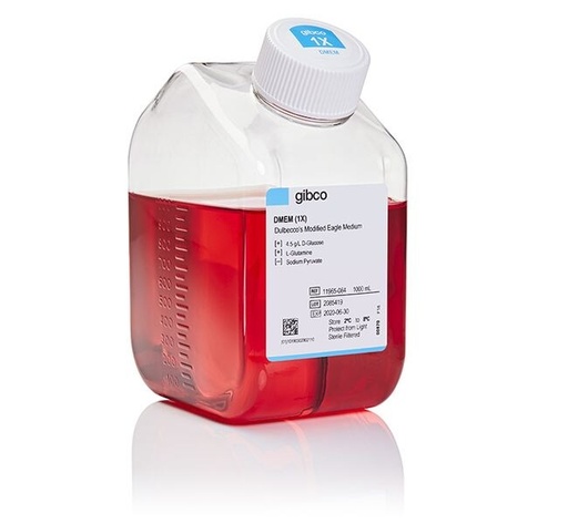 [11965084] Gibco™ DMEM, high glucose, 1X (1 LIter)