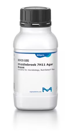 [M0428-500G] Sigma-Aldrich NutriSelect® Plus Middlebrook 7H11 Agar Base, suitable for microbiology