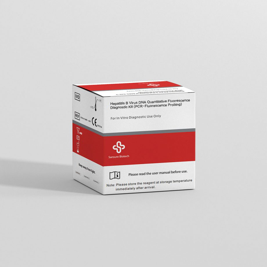 Sansure HBV Ultra Hepatitis B Virus DNA Quantitative Fluorescence Diagnostic Kit, for 48 Rxns