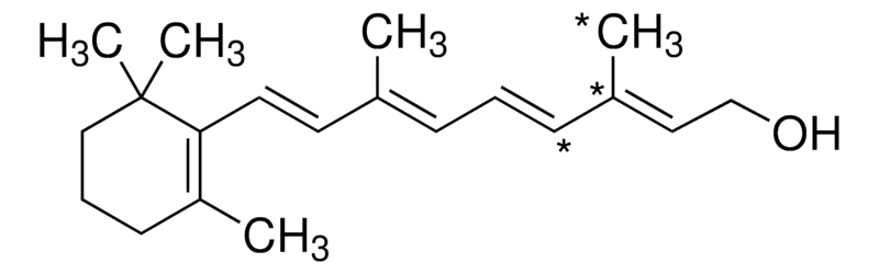 Retinol, ≥95.0% (HPLC), ~2700 U/mg
