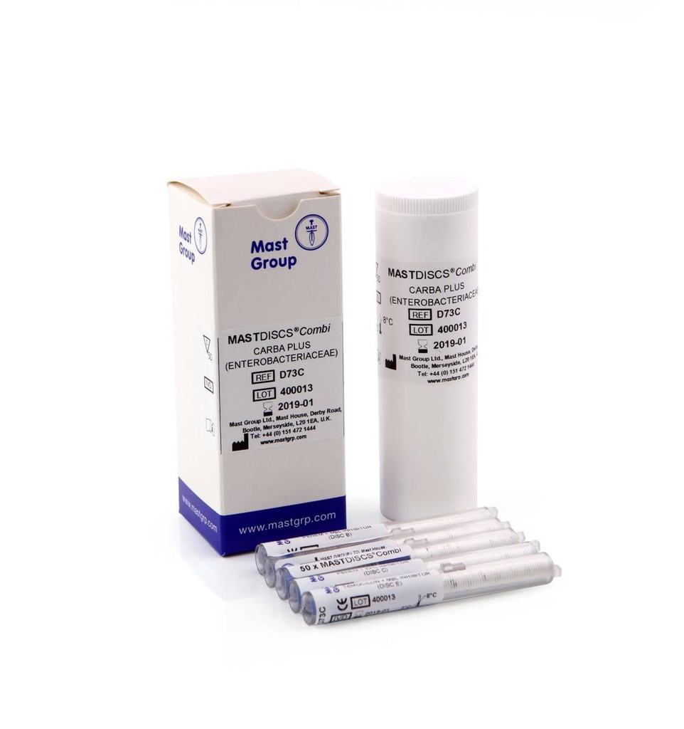 MASTDISCS® Combi Carba plus for 50 tests 