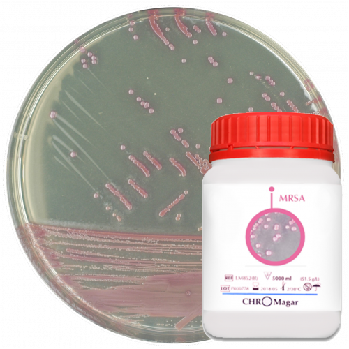 CHROMagar™ MRSA Kit, 5000 mL Pack (Base medium + Supplement)