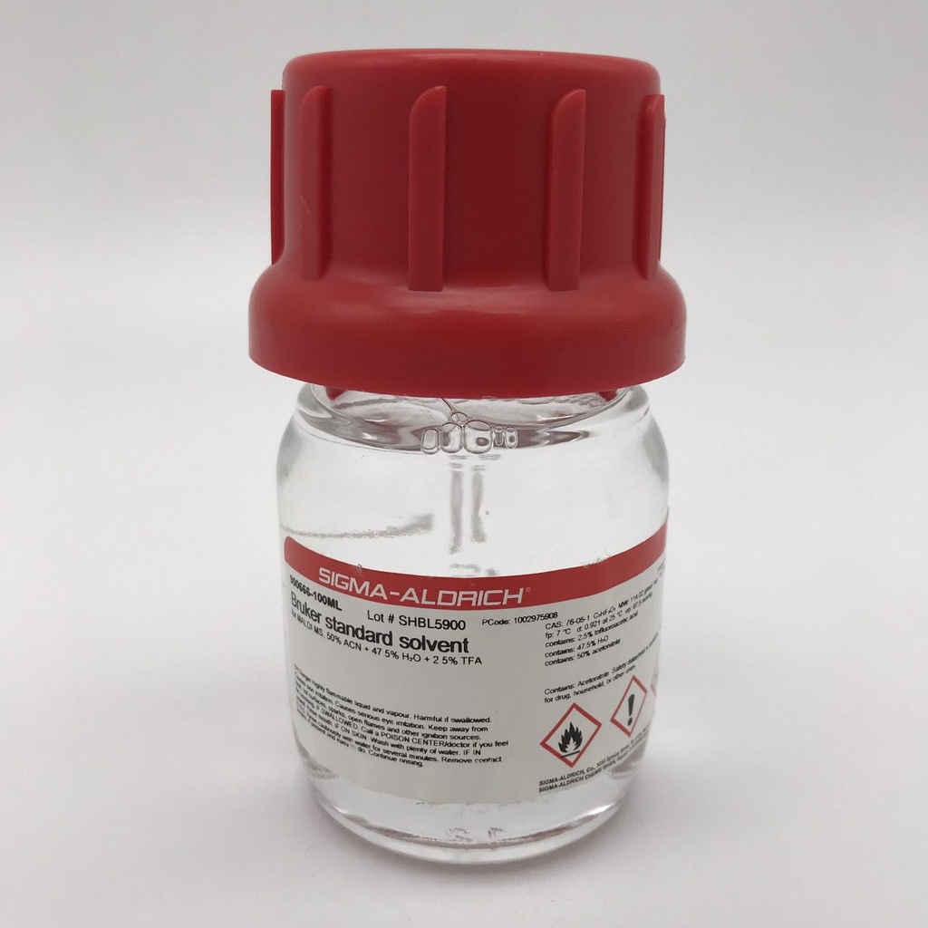 Bruker standard solvent, suitable for MALDI-MS, 50% ACN + 47.5% H2O + 2.5% TFA