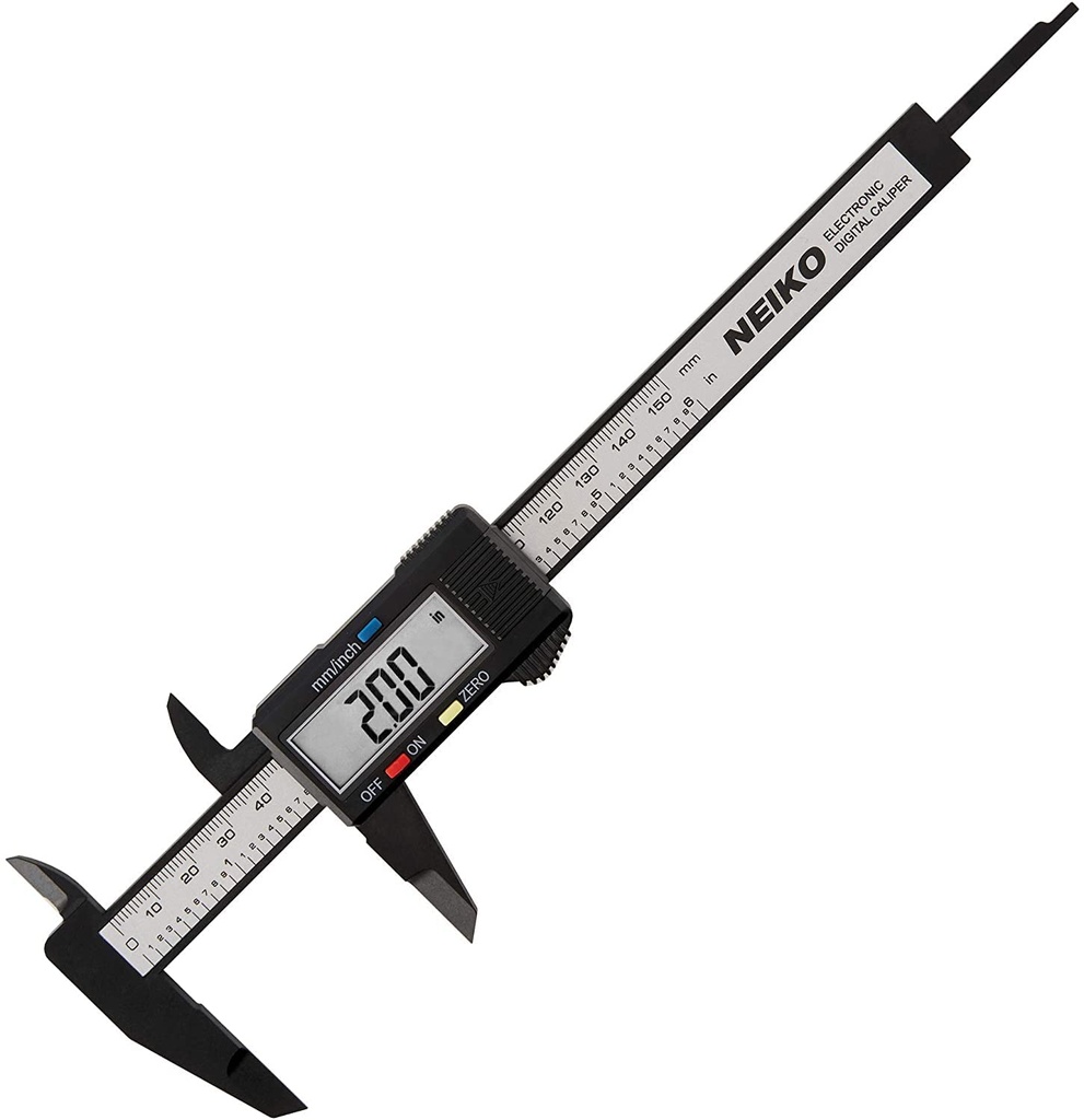 NEIKO Electronic Digital Caliper, -Inches, plastic