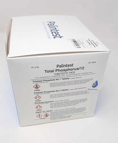 Tubetest,Total Phosphorus 12, for 25 Tests, 0-12mg/L P