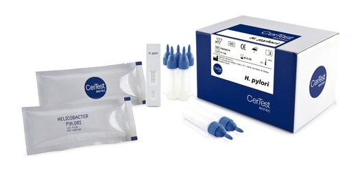 [P820001VC] CerTest H. pylori one step card test kit with stool vials
