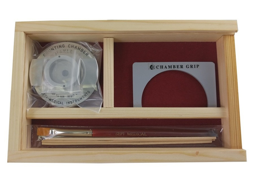 Makler Sperm Counting Chamber with Grid Cover Glass