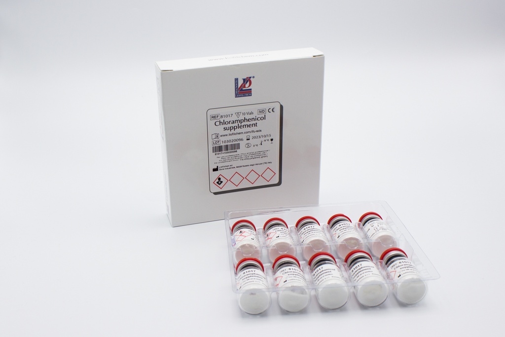 Liofilchem® Chloramphenicol supplement, 0.05mg