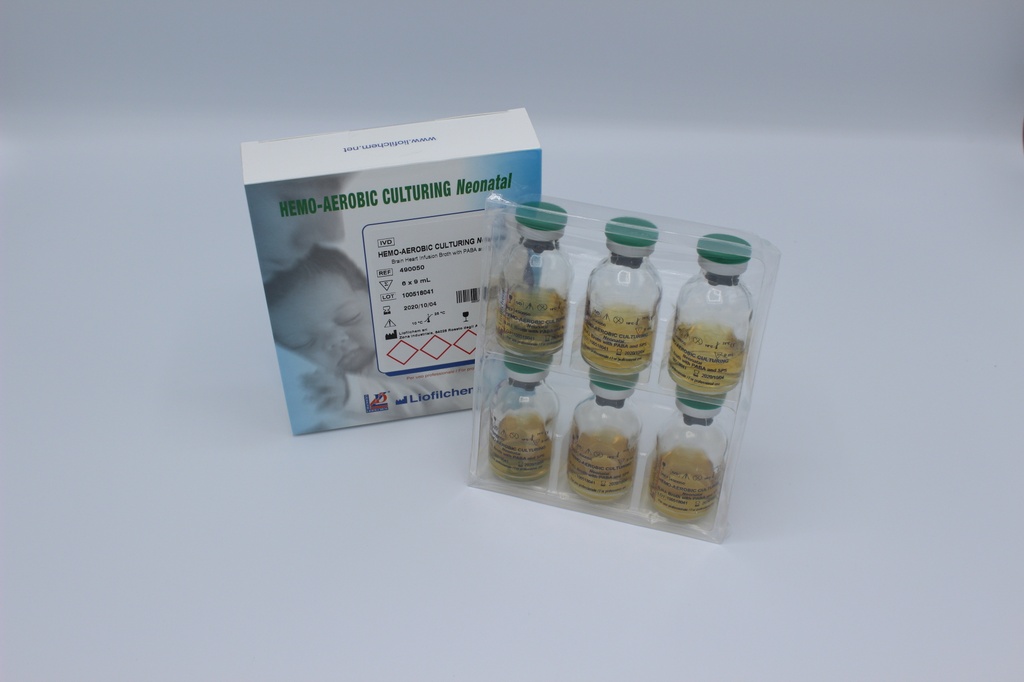 Liofilchem® HEMO-AEROBIC Blood Culture Bottles