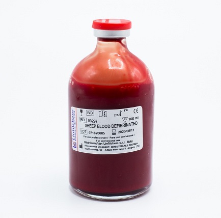 Liofilchem® Defibrinated Sheep Blood 