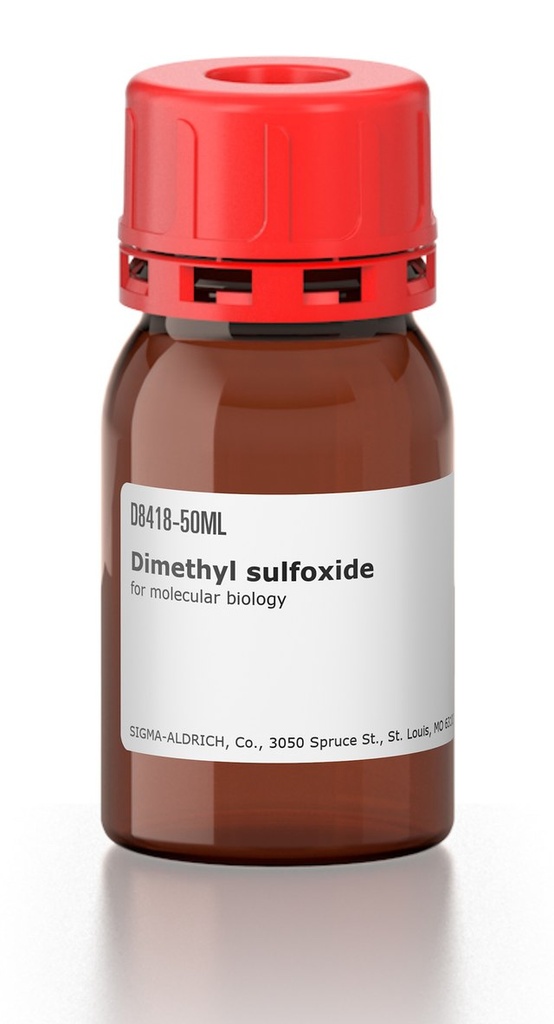 Sigma-Aldrich Dimethyl sulfoxide sterile-filtered, BioPerformance Certified, meets EP, USP testing specifications, suitable for hybridoma