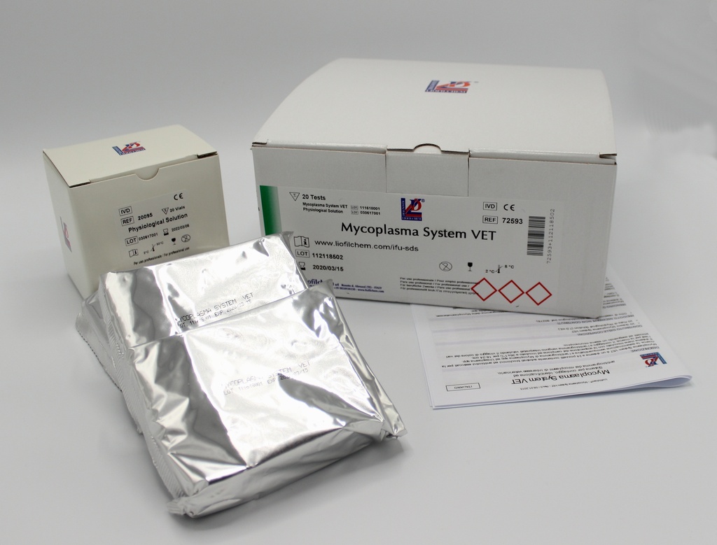 Liofilchem® Mycoplasma System VET, 20 Tests