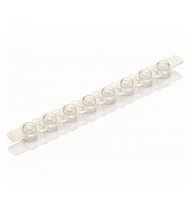 Thermo Scientific™ Applied Biosystems™ MicroAmp™ 8-Cap Strip, Dome shaped, clear