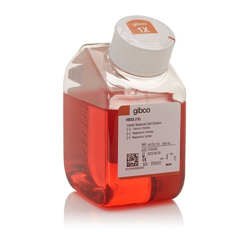 [14170112] Gibco™ HBSS, no calcium, no magnesium (500 mL)