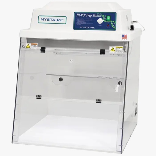[MY-VLF24] Mystaire® MY‑PCR prep Workstation, ISO 5, with Timed UV Light, 230V (24 Inches)