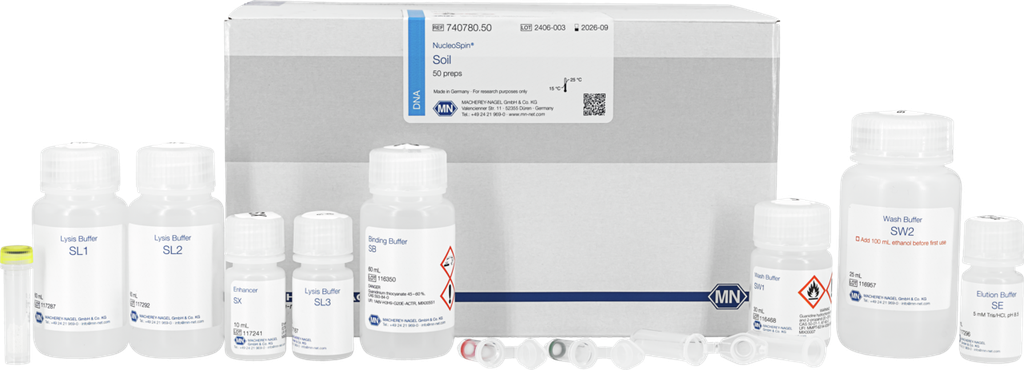 Macherey-Nagel™ NucleoSpin™ Soil, Mini kit for DNA from soil