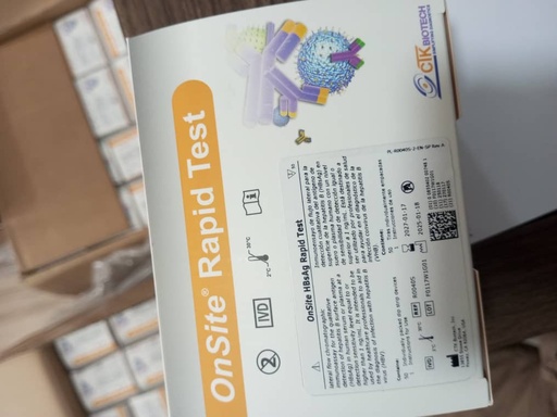 [R0040S] CTK Biotech OnSite®HBsAg Rapid Test (strip)