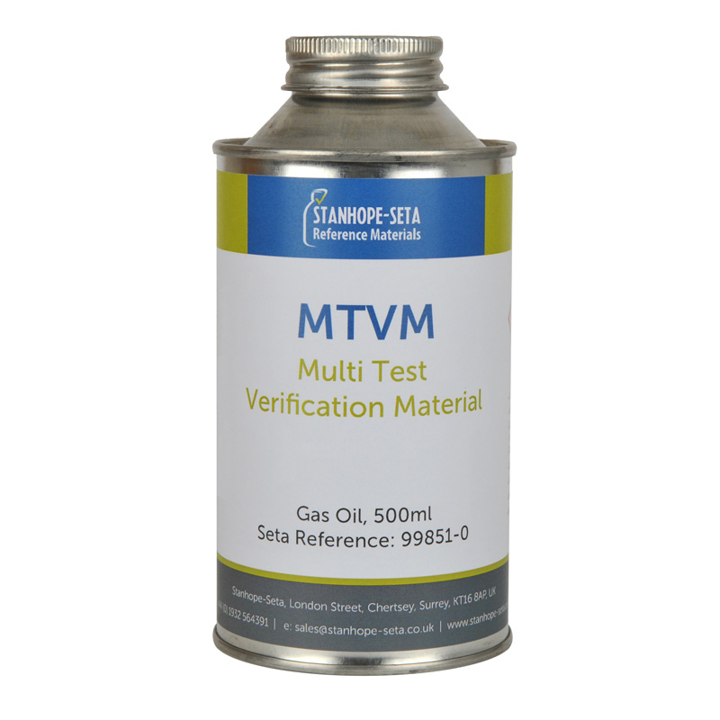 Stanhope-Seta Multi-test verification materials, MTVM for Kerosine (jet turbine fuel)