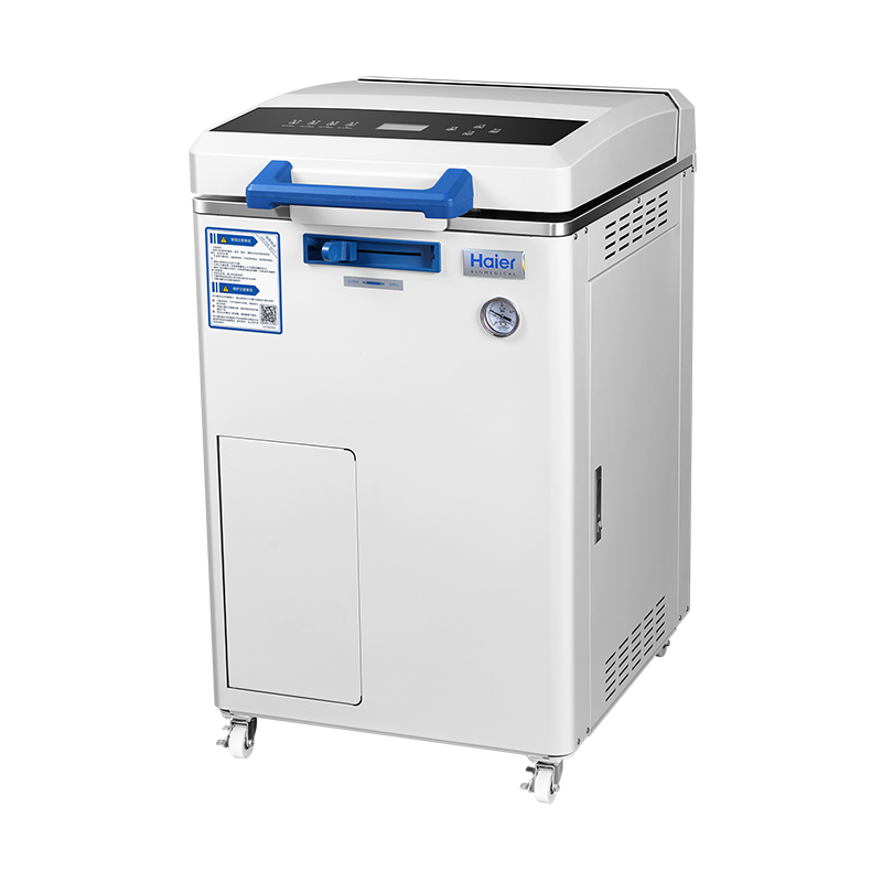 Haier Biomedical Vertical High-pressure Steam Sterilizer, LCD Display