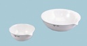 Evaporating dish, Porcelain with spout