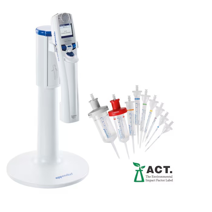 Multipette® E3x Repeater, with charging adapter and Combitips, 1 µL – 50 mL