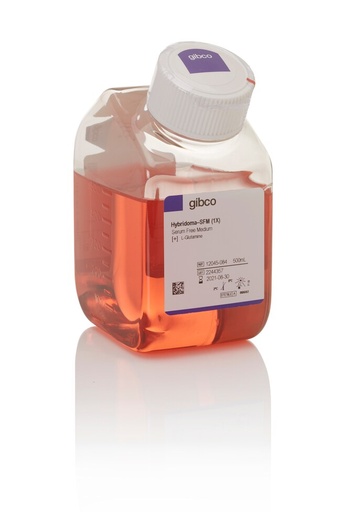 [12045076] Gibco™ Hybridoma-SFM, With Glutamine, Phenol Red (1L)
