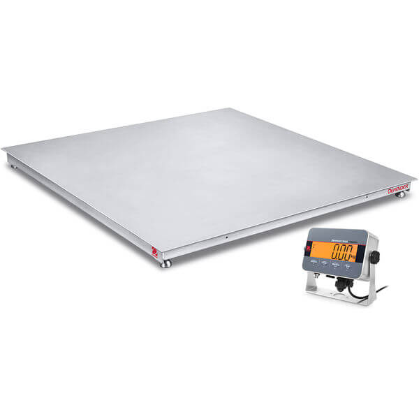 OHAUS Defender™ 3000 Washdown Floor Scale, Industrial, 0.5 - 1,250 kg