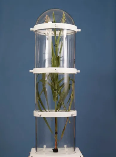 Adjustable Height Volatile Collection Chamber, Glass, 1-port