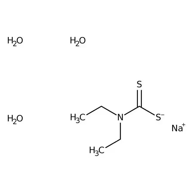 Thermo Scientific™ Diethyldithiocarbamic acid, sodium salt trihydrate, ACS reagent