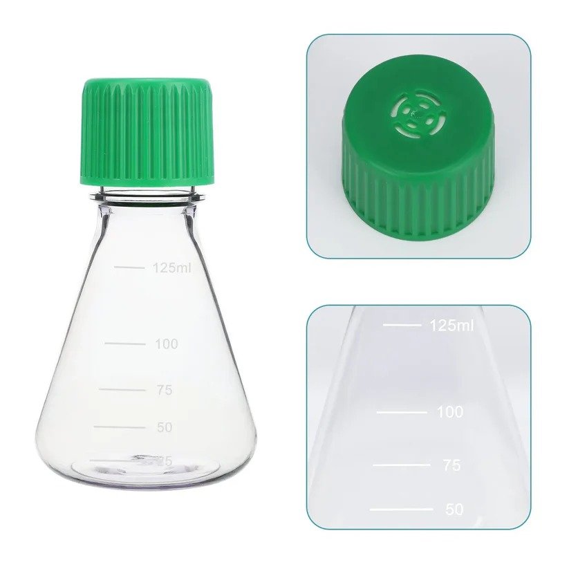 Biologix® Erlenmeyer Shake Flask, Polycarbonate, DNase, RNase & pyrogen-free