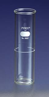 Pyrex® cloud and pour point jar, graduated O.D. × H 35 mm × 121 mm