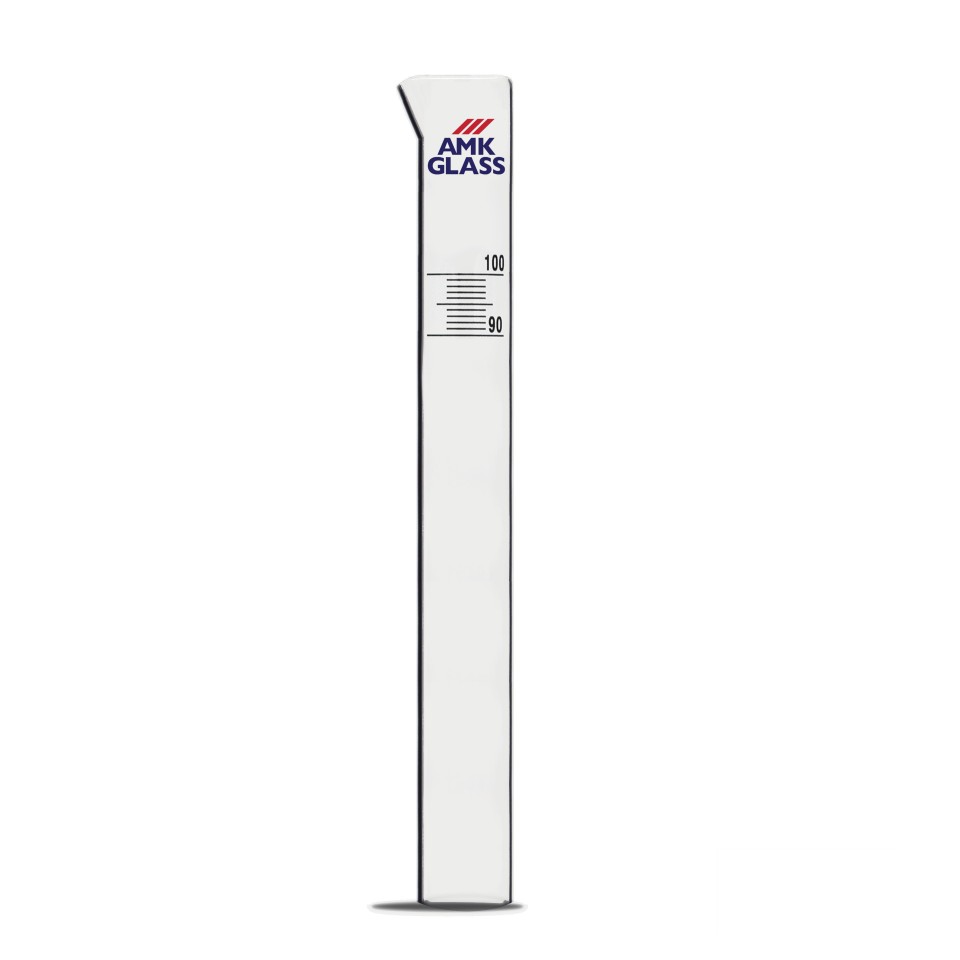 ASTM D86 Measuring Cylinder with Pour out, 100 mL