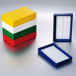 Biologix Slide Storage Boxes, Assorted Colours, ABS