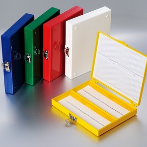 Biologix Slide Storage Boxes, Assorted Colours, ABS
