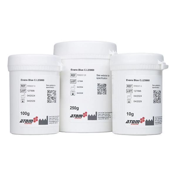 Atom Sci. Evans Blue Powder C.I.23860