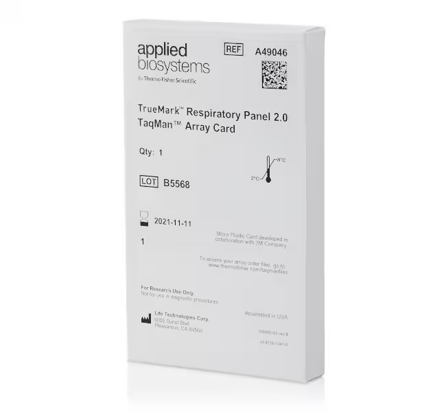 Applied Biosystems™ TrueMark™ Respiratory Panel 2.0, TaqMan™ Array card