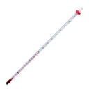 VWR Dry block/incubator liquid-in-glass thermometer, red spirit filled