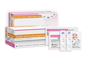 OnSite™ hCG Combo Rapid Test Card CE (Serum/Urine)