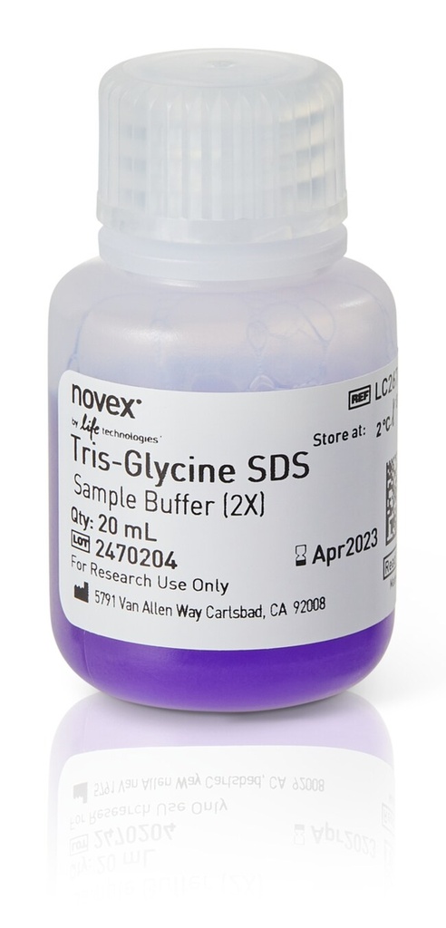 Invitrogen™ Novex™ Tris-Glycine SDS Sample Buffer (2X), 20 mL