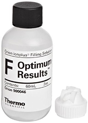 [900010] Thermo Scientific™ Orion™ Optimum Results A Fill Solution For Cadmium, Calcium, Fluoride And Sulfide Ise, Pack Of 5 X 60 Ml (For Sodium ISE Electrode, 5 x 60 mL)