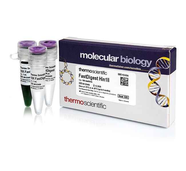 Thermo Scientific™ FastDigest™ Hin1II, 100 μL (100 Reactions) 