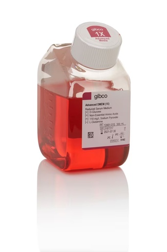 [12491015] Gibco™ Advanced DMEM, Sterile-filtered, High Glucose (500 mL)