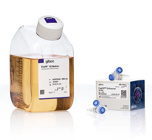 [A3767806] Gibco™ ExpiSf™ Protein Production Kit (1 L (ExpiSf CD Medium), 4 x 1 mL (ExpiSf Enhancer))