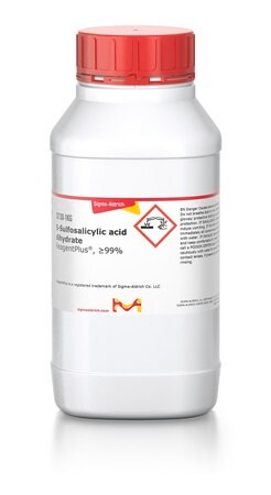 Sigma-Aldrich 5-Sulfosalicylic acid dihydrate reagent grade, ≥99%, ReagentPlus®
