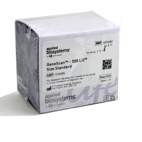 Applied Biosystems™ GeneScan™ 500 LIZ™ dye Size Standard, 800 reactions 
