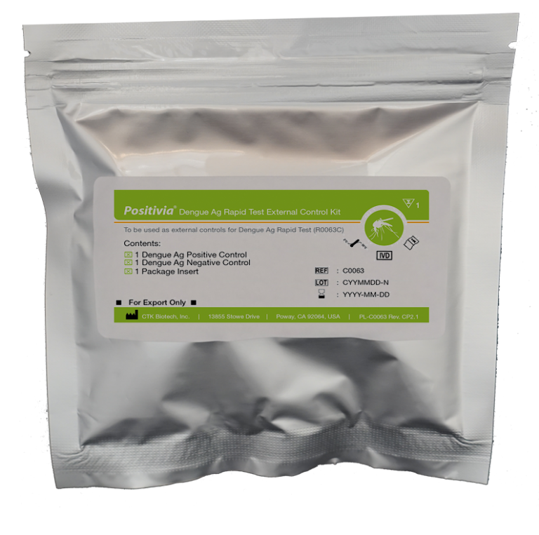 Positivia Dengue Ag Rapid Test Control Kit 