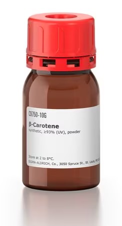 Sigma-Aldrich™ β-Carotene, Synthetic, ≥93% (UV), Powder