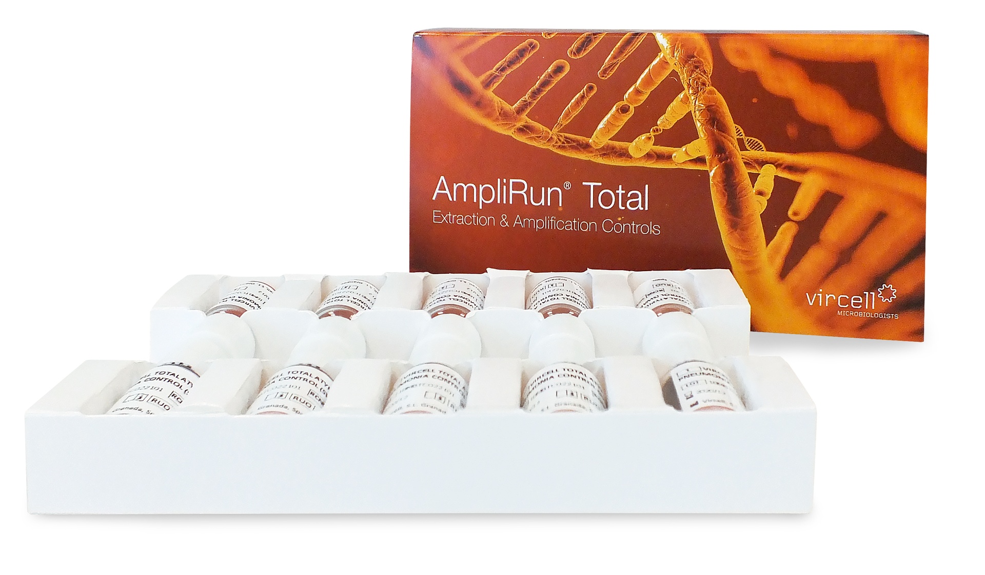 AMPLIRUN® Total SARS-CoV-2/FluA/FluB/RSV Control (Swab), 10 x 500 µL 