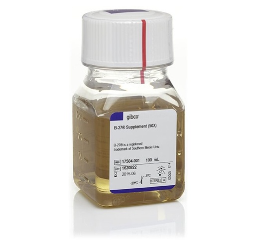 [17504001] Gibco™ B-27™ Supplement (50X), Serum-Free (100 mL)