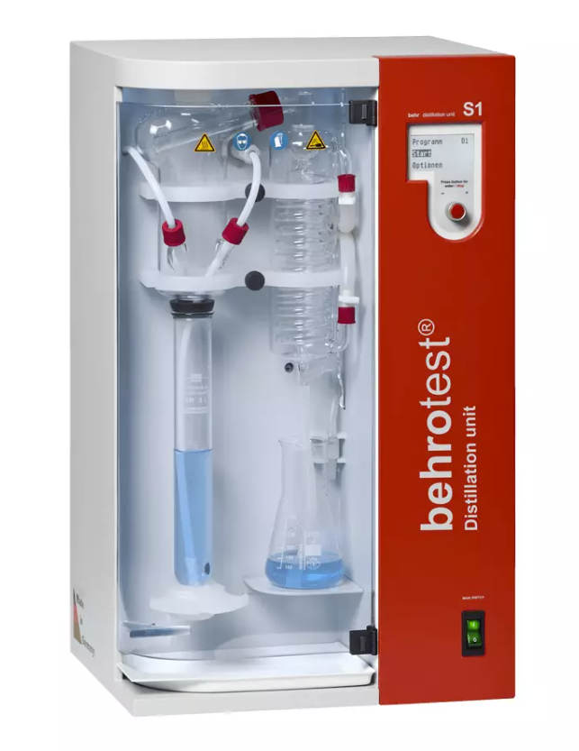 BEHR Behrotest® Steam Distillation Unit with Automatic Addition